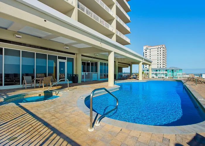 Beachfront With Pool Hot Tub Balcony Fitness & Amazing Corner View Holiday home Gulf Shores